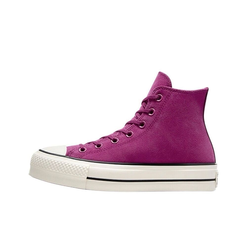 NEW Womens Converse Chuck Taylor All Star Hi Lift Platform Violet A11143C Size 7 - Picture 2 of 7